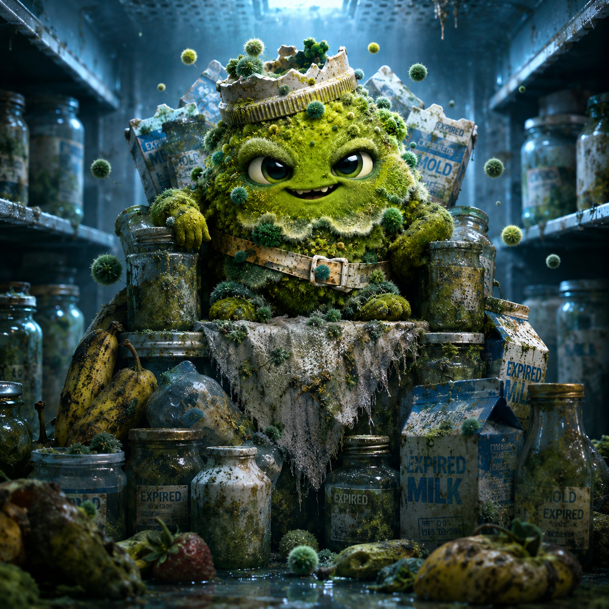 Mold throne